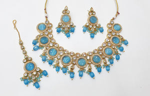 Brass Kundan Necklace Set (3)