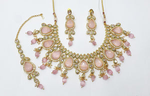 Brass Kundan Necklace Set (4)