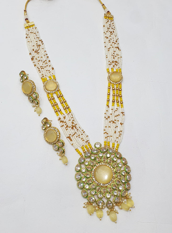 Brass Kundan Long Set (10)