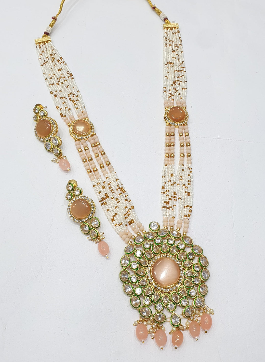 Brass Kundan Long Set (10)