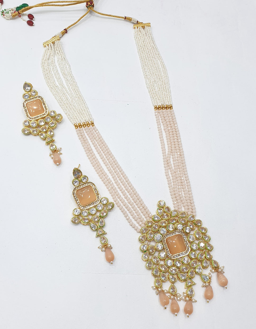 Brass Kundan Long Set (2)