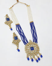 Load image into Gallery viewer, Brass Kundan Long Necklace (2)