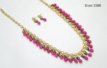 Load image into Gallery viewer, Kundan Necklace Set (1)