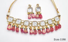 Load image into Gallery viewer, Kundan Necklace Set (3)