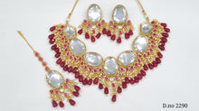 Load image into Gallery viewer, Kundan Necklace Set (4)