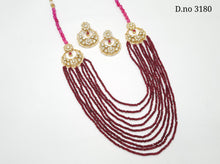 Load image into Gallery viewer, Kundan Necklace Set (38)