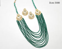 Load image into Gallery viewer, Kundan Necklace Set (38)