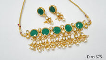 Load image into Gallery viewer, Kundan Choker Set (16)