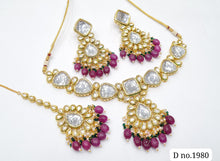 Load image into Gallery viewer, Kundan Necklace Set (33)