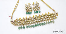 Load image into Gallery viewer, Kundan Choker Set (9)