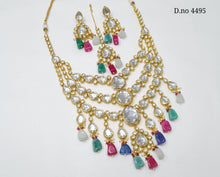 Load image into Gallery viewer, Kundan Necklace Set (30)