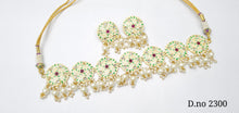 Load image into Gallery viewer, Kundan Choker Set (5)