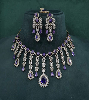Cz Necklace 09327