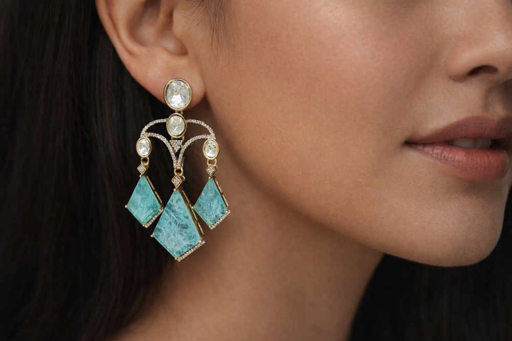 Moissanite Earrings 08901