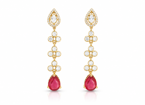 Kundan earrings 02566
