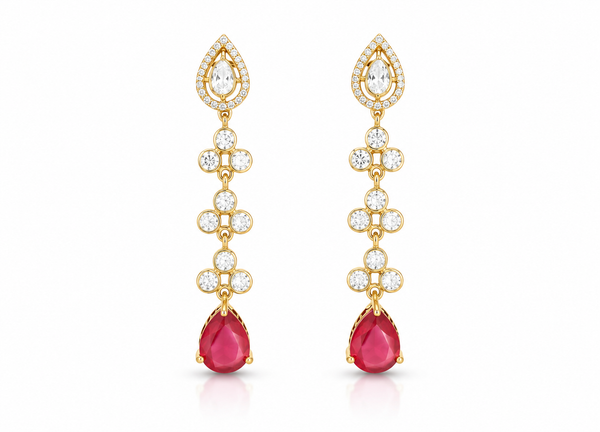Kundan earrings 02566