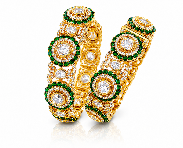 Kundan Bangles 07660
