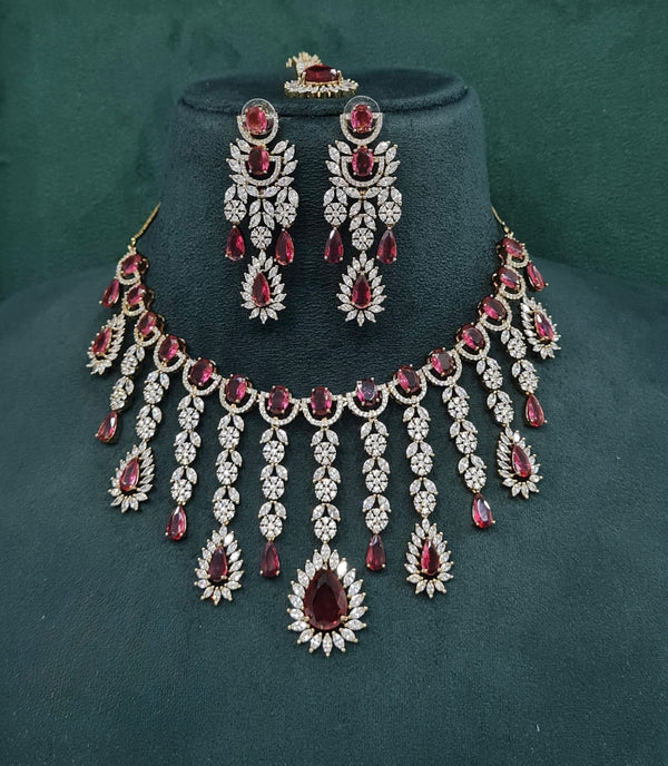 Cz Necklace 09327