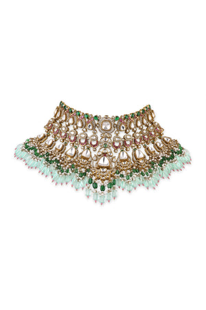 Polki Kundan Bride Set 09600