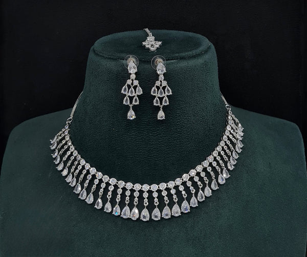 Cz Necklace 10258