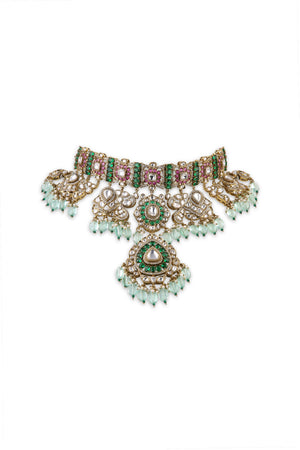 Polki Kundan Necklace 09601