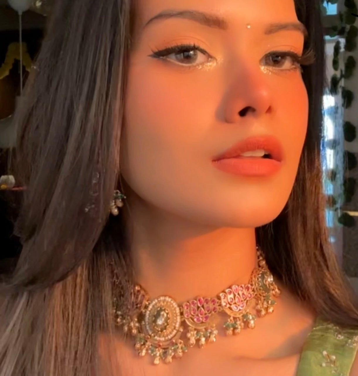 Anshika Necklace 05951 - KRISHNA'S SWETA JEWELLERY