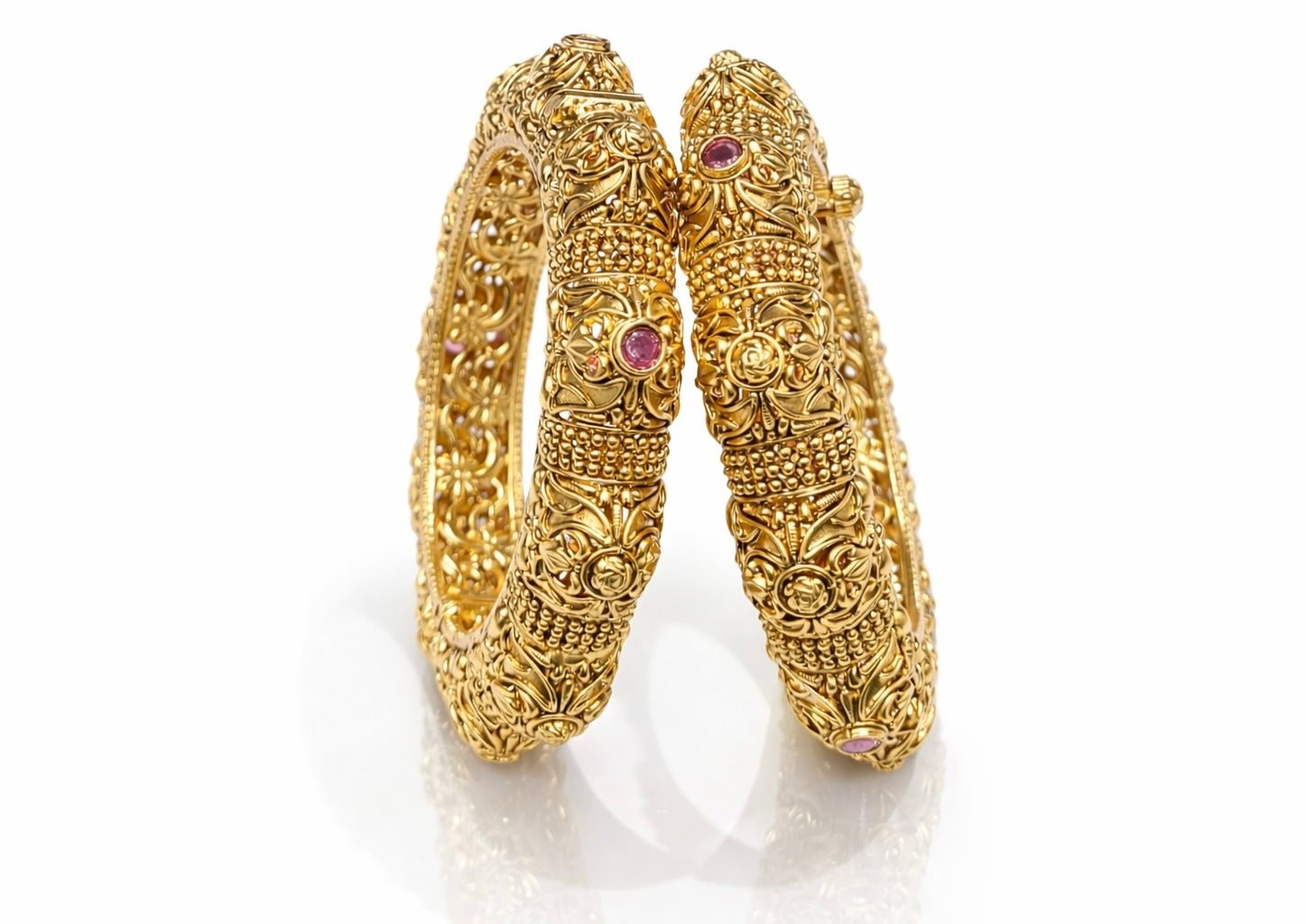 Antique Bangles 01356 - KRISHNA'S SWETA JEWELLERY