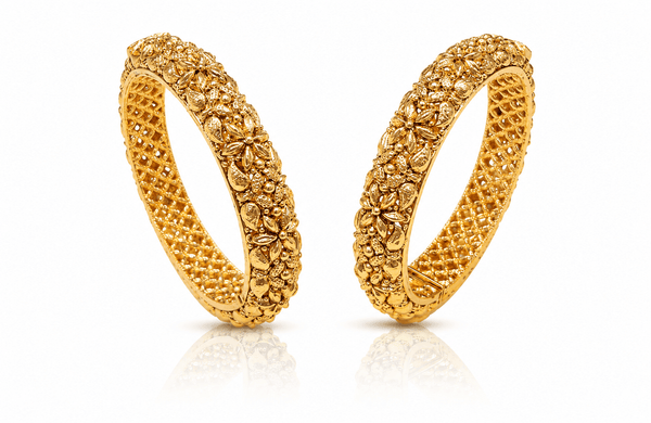 Antique bangles 01739 - KRISHNA'S SWETA JEWELLERY