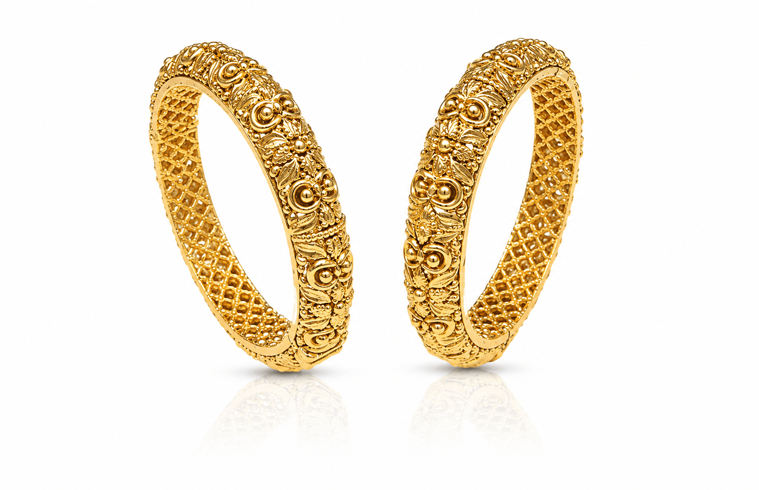 Antique bangles 01744 - KRISHNA'S SWETA JEWELLERY