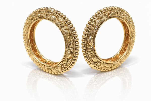 Antique bangles 01754 - KRISHNA'S SWETA JEWELLERY