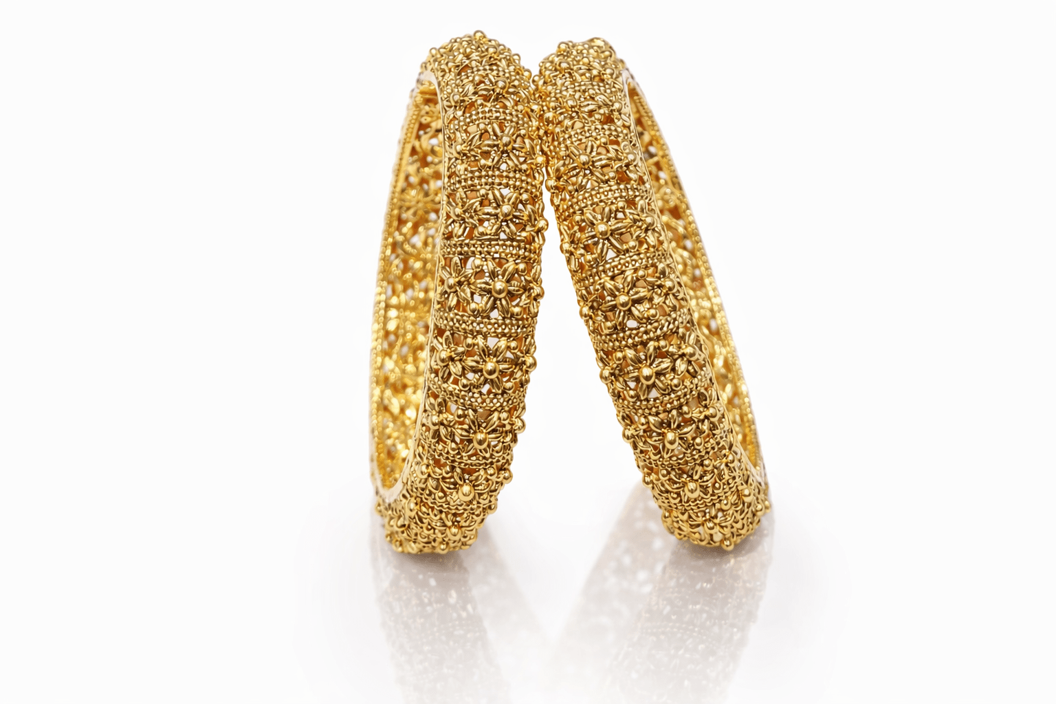 Antique Bangles 01862 - KRISHNA'S SWETA JEWELLERY