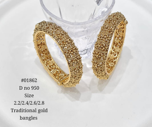 Antique Bangles 01862 - KRISHNA'S SWETA JEWELLERY