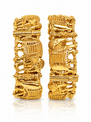 Antique Bangles 03330 - KRISHNA'S SWETA JEWELLERY