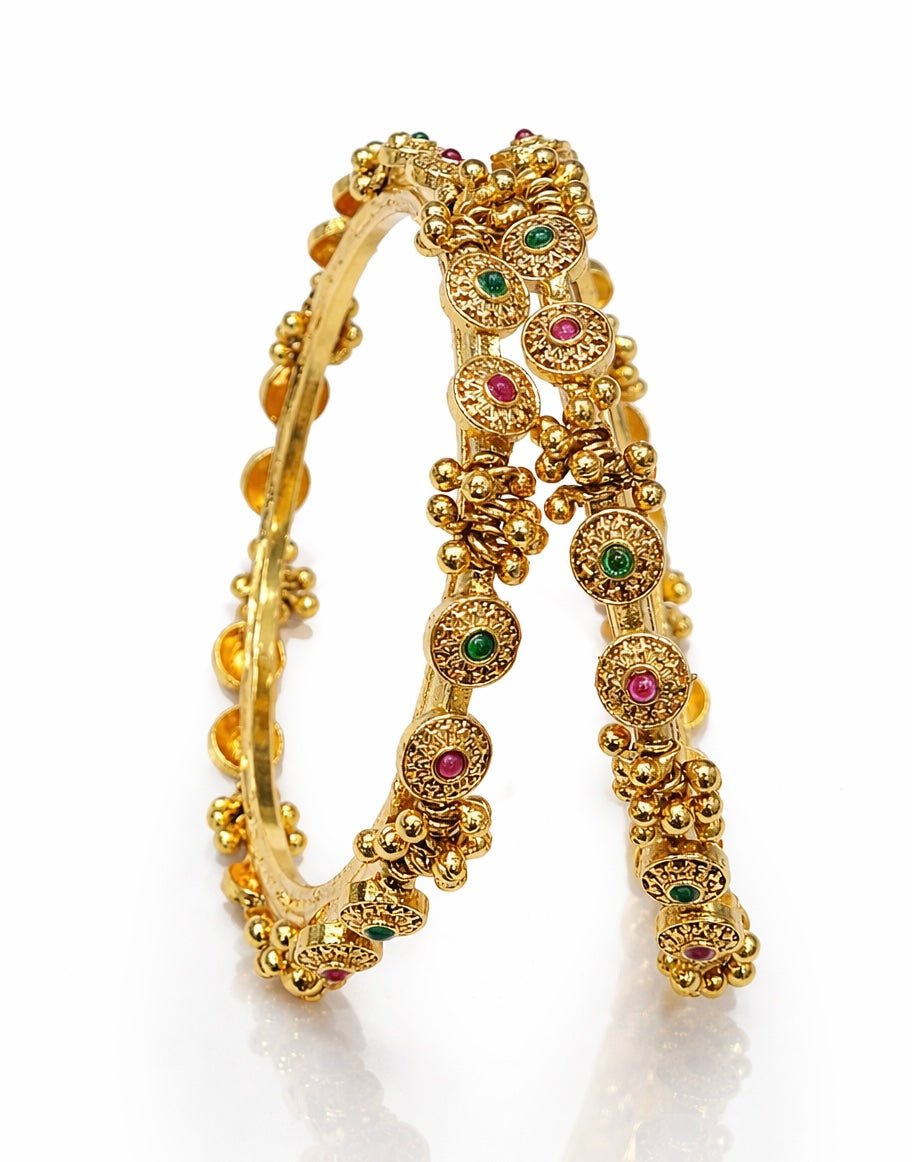 Antique Bangles 04593 - KRISHNA'S SWETA JEWELLERY