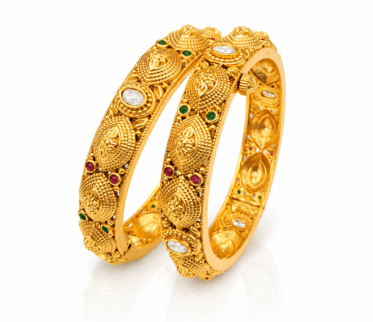 Antique Bangles 04677 - KRISHNA'S SWETA JEWELLERY