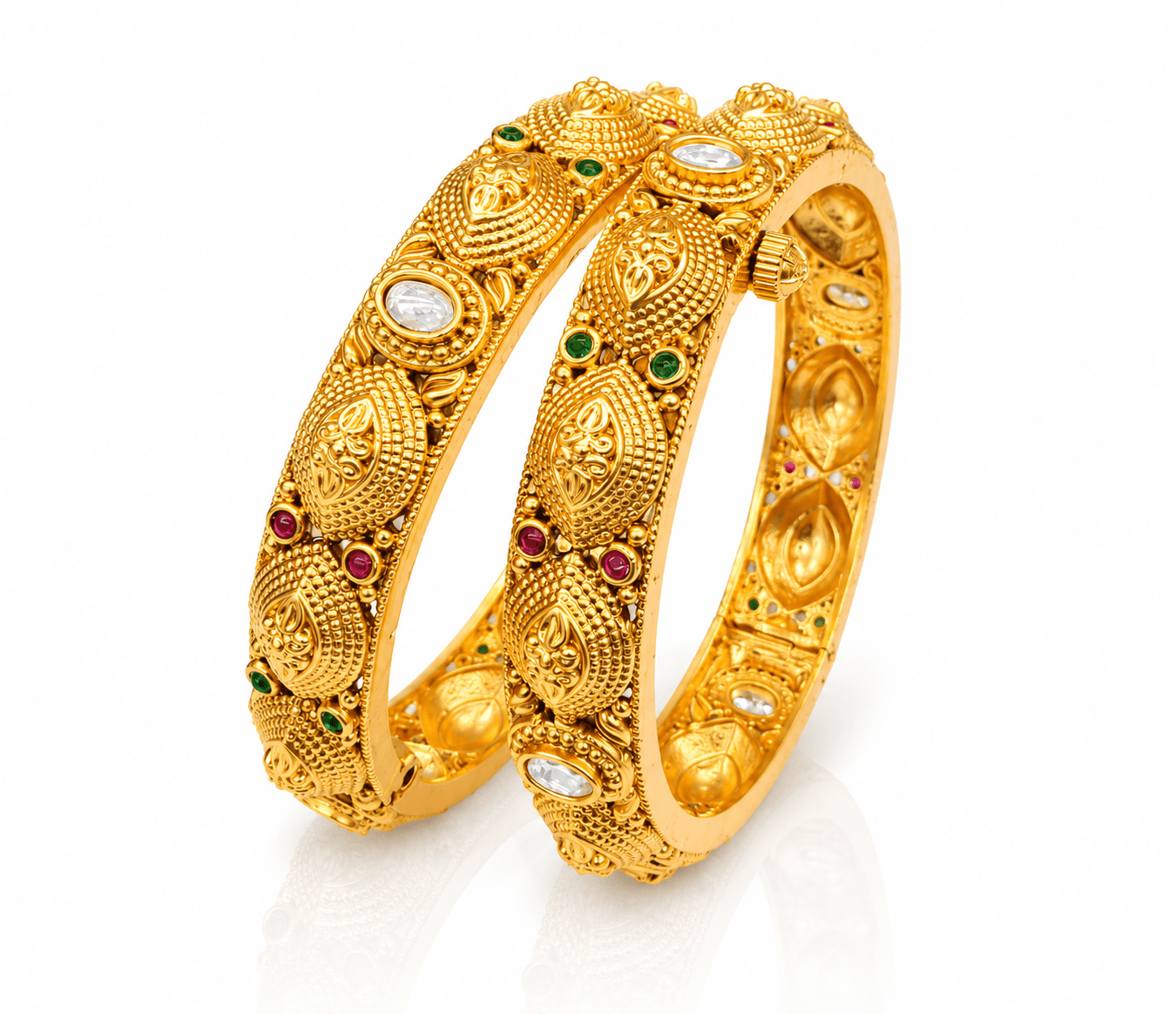 Antique Bangles 04677 - KRISHNA'S SWETA JEWELLERY