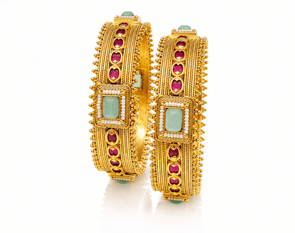 Antique Bangles 05270 - KRISHNA'S SWETA JEWELLERY