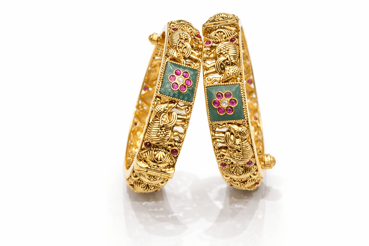 Antique Bangles 05592 - KRISHNA'S SWETA JEWELLERY