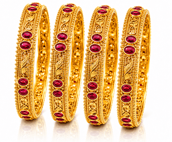 Antique Bangles 06910 - KRISHNA'S SWETA JEWELLERY