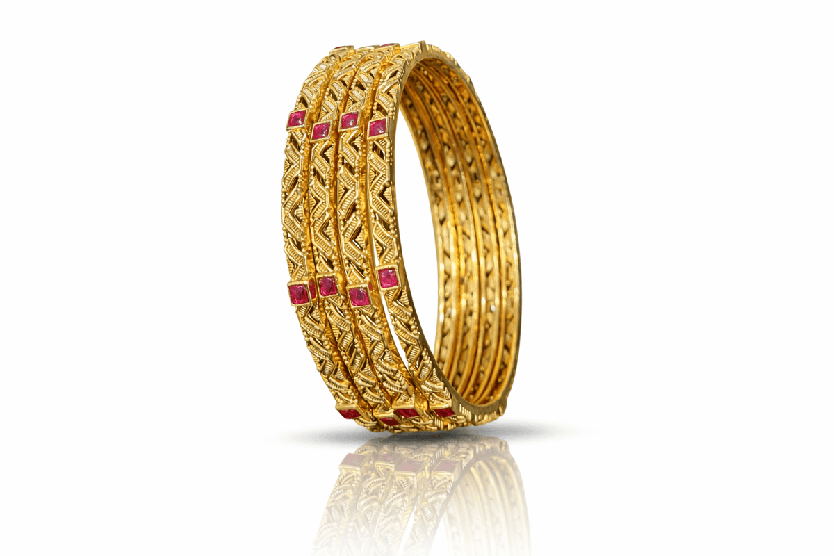 Antique Bangles 07289 - KRISHNA'S SWETA JEWELLERY