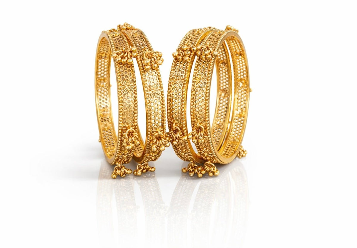Antique Bangles 08344 - KRISHNA'S SWETA JEWELLERY