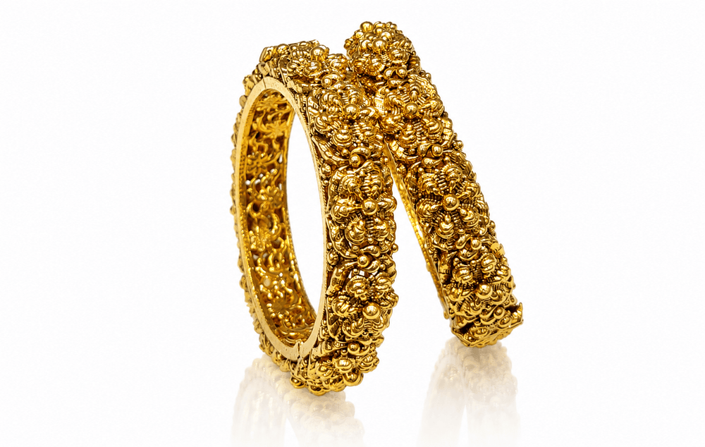 Antique Bangles 11698 - KRISHNA'S SWETA JEWELLERY