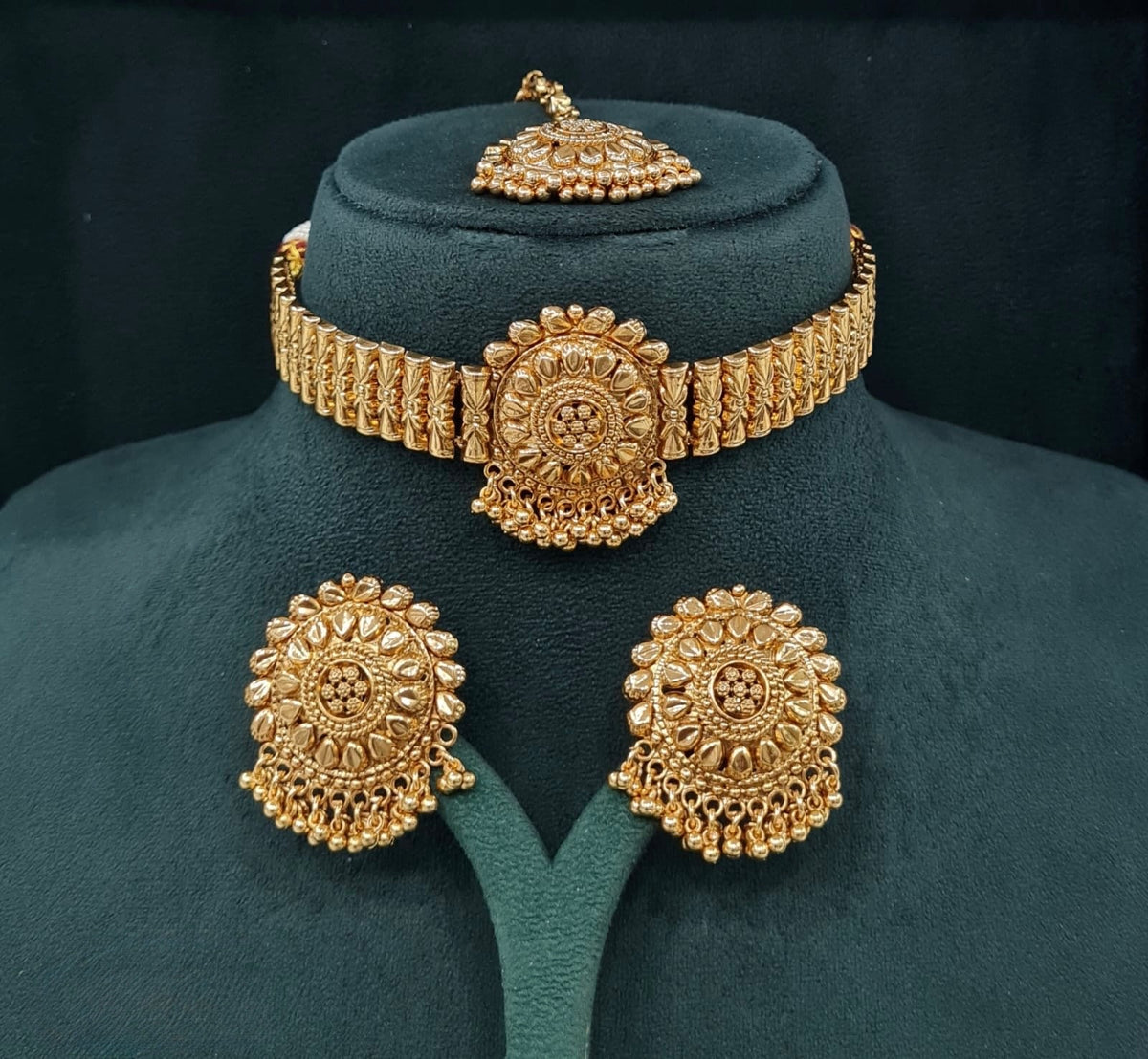 Antique Choker 08267 - KRISHNA'S SWETA JEWELLERY