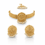 Antique Choker 08267 - KRISHNA'S SWETA JEWELLERY