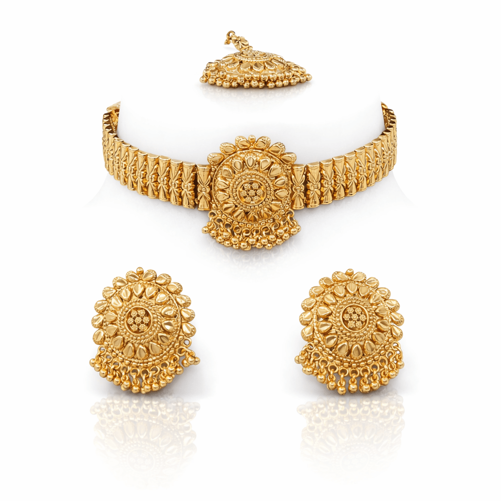 Antique Choker 08267 - KRISHNA'S SWETA JEWELLERY