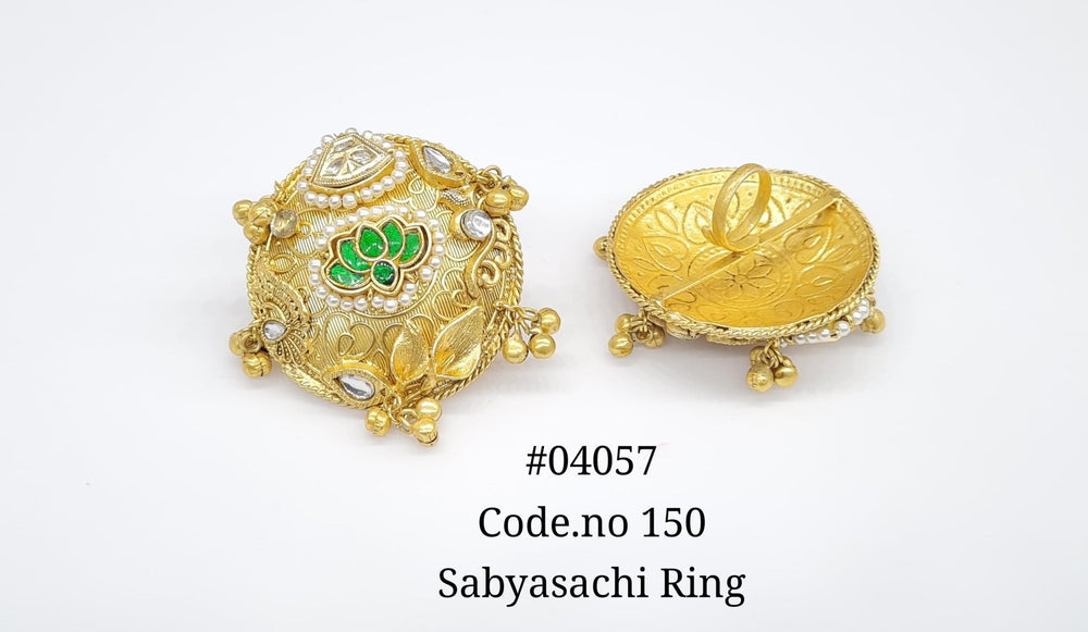Antique Fingerring 04057 - KRISHNA'S SWETA JEWELLERY