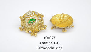 Antique Fingerring 04057 - KRISHNA'S SWETA JEWELLERY