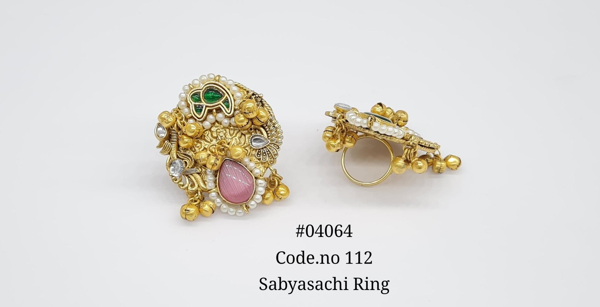 Antique Fingerring 04064 - KRISHNA'S SWETA JEWELLERY
