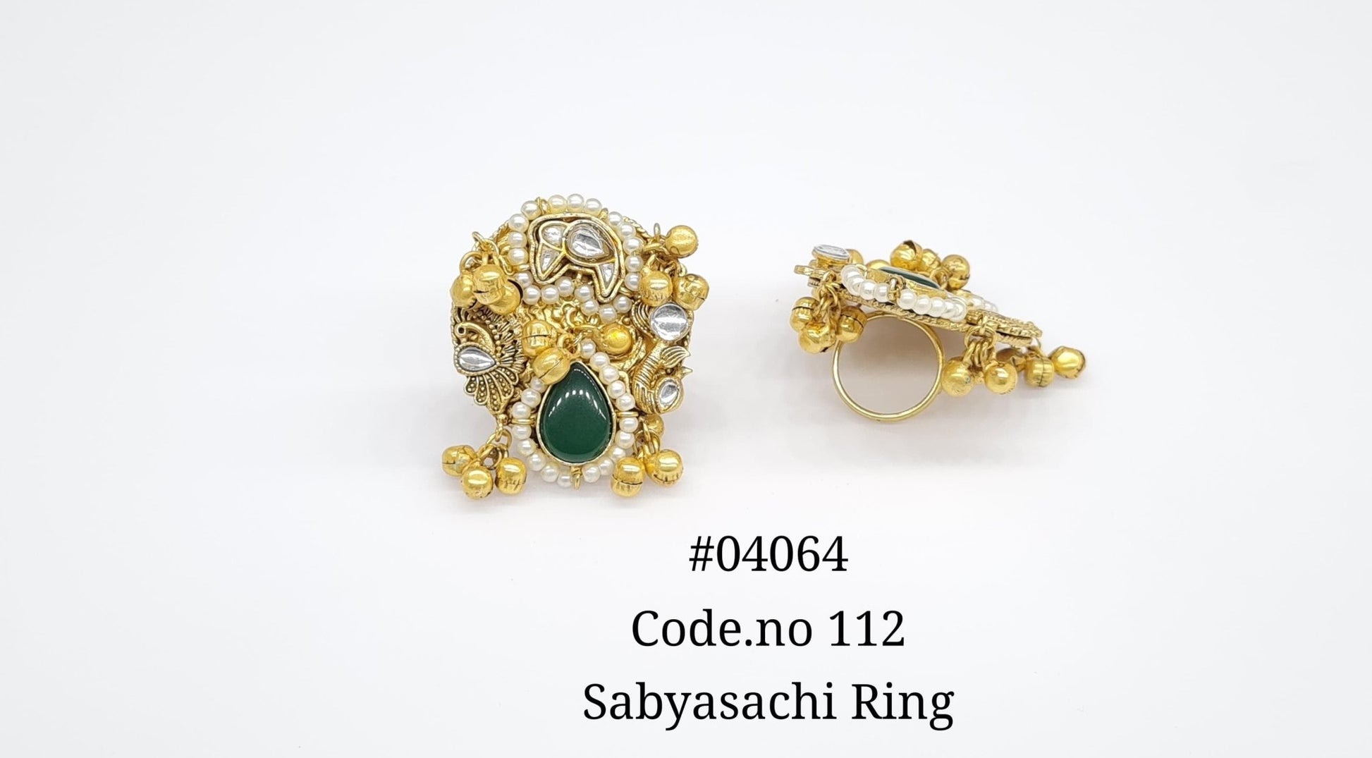 Antique Fingerring 04064 - KRISHNA'S SWETA JEWELLERY