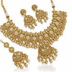 Antique Necklace 09009 - KRISHNA'S SWETA JEWELLERY